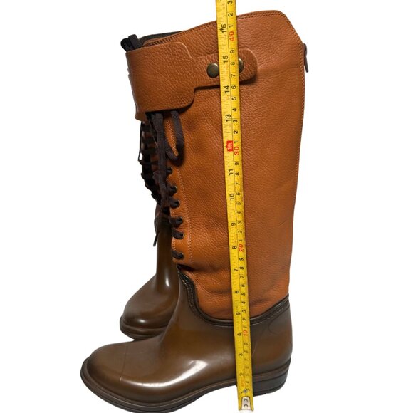 Brand New Vintage-Style Leather Riding Boots – Lace-Up, Lined, Rubber Sole – EU - Picture 8 of 8